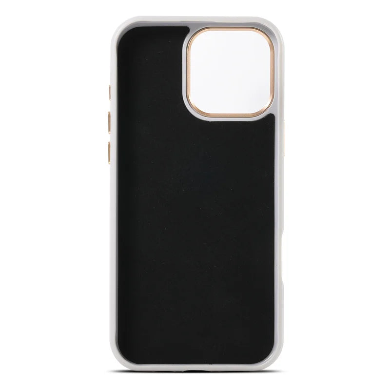 Oryvexa Luxury Leather Carbon Fiber Phone Case For iPhone 13 14 15 16 17 Pro Max For Magsafe Wireless Charging