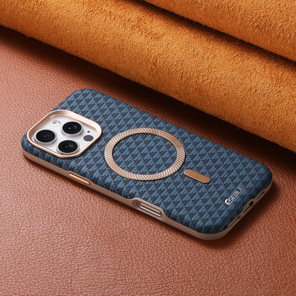 Oryvexa Luxury Leather Carbon Fiber Phone Case For iPhone 13 14 15 16 17 Pro Max For Magsafe Wireless Charging